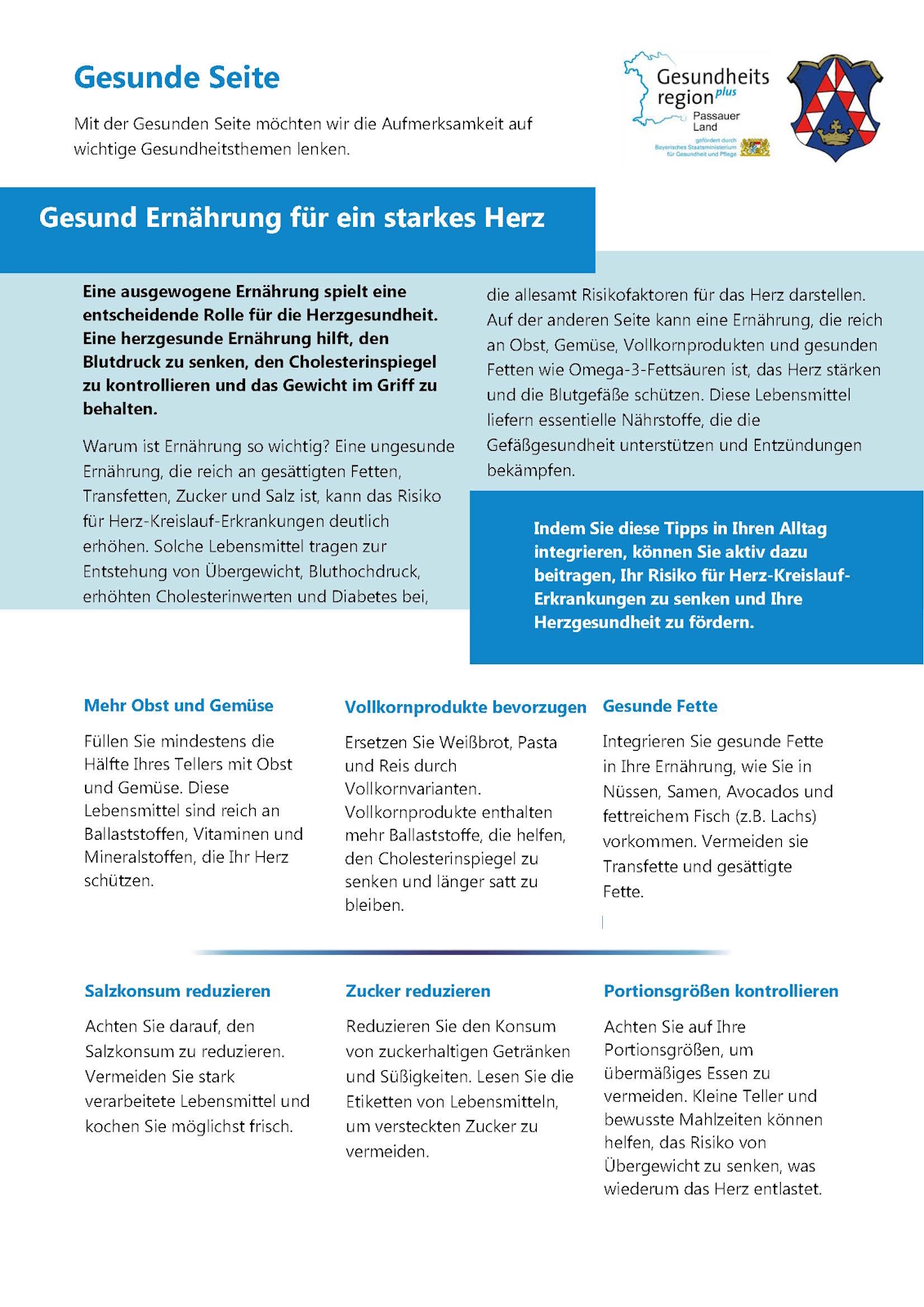 Gesunde Seite Teil 3 Ernaehrung