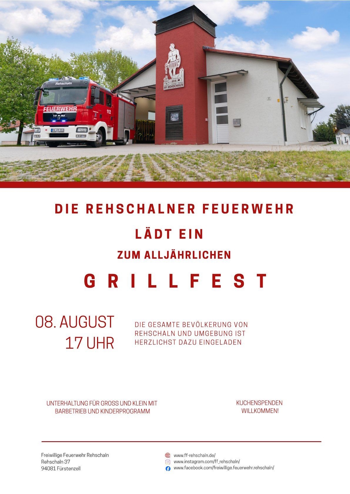Grillfest Rehschaln 2026